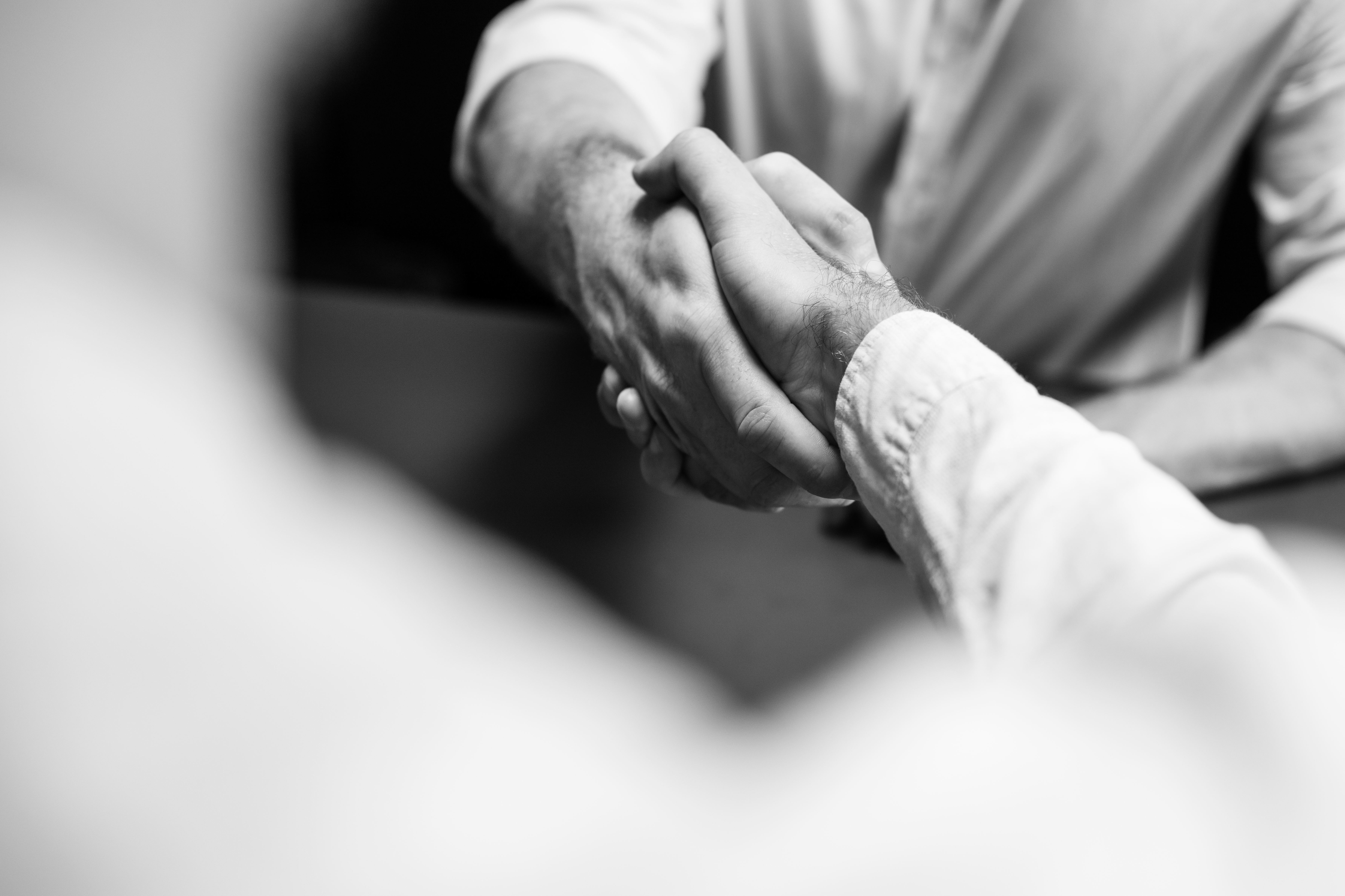 Beratungsgespräch Küchenkauf Handschlag